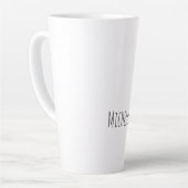 Beruflich Einzigartige Klassik Einfach Ihr Name Milchtasse (Linke Ecke)