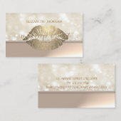 Beruflich Elegant Chic Bokeh Visitenkarte (Vorne/Hinten)