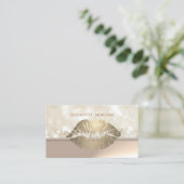 Beruflich Elegant Chic Bokeh Visitenkarte (Stehend Vorderseite)