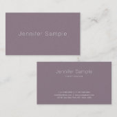 Beruflich Elegant Einfach Moderner Schlichter Luxu Visitenkarte (Vorne/Hinten)