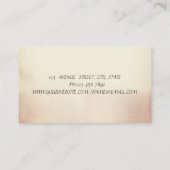 Beruflich Elegant Mandala, Confetti Yoga Visitenkarte (Rückseite)