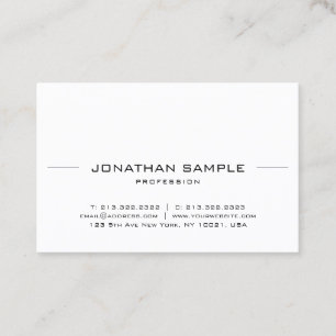 Beruflich Elegant Minimalistisch Modern einfach Visitenkarte