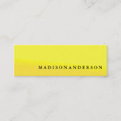 Beruflich Elegant Moderne, Minimalistische, indivi Mini Visitenkarte (Vorderseite)