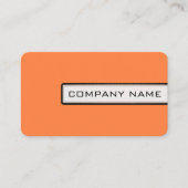 Beruflich Elegant Modernes Mango Tango Minimalisti Visitenkarte (Vorderseite)