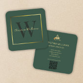 Beruflich Elegant Modernes, Minimalistisch einziga Quadratische Visitenkarte