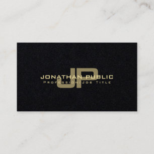 Beruflich Elegant Modernes Monogramm Schlicht Tren Visitenkarte