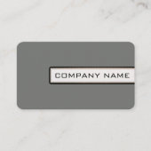 Beruflich Elegant Modernes Nickel Minimalistisch Visitenkarte (Vorderseite)