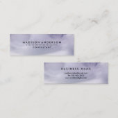 Beruflich Elegant Modernes Schlicht Mini Visitenkarte (Vorne/Hinten)