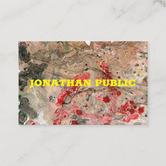 Beruflich Elegant Modernes Trendy Abstrakt Visitenkarte (Vorderseite)