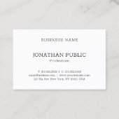 Beruflich Elegant Modernes Trendy Abstrakt Visitenkarte (Rückseite)