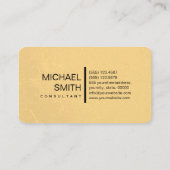 Beruflich Elegant Modernes Vintag #4 Visitenkarte (Rückseite)