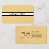 Beruflich Elegant Modernes Vintag #4 Visitenkarte (Vorne/Hinten)