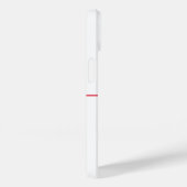 Beruflich Elegant Schlicht Minimalistisch Red Whit Case-Mate iPhone Hülle (Rückseite / Rechts)