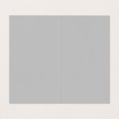 Beruflich elegant schlicht minimalistisch visitenkarten (Innenseite Aufgefaltet)