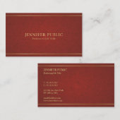 Beruflich Elegant Schlicht Pearl Fertig Luxus Visitenkarte (Vorne/Hinten)