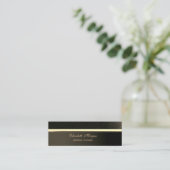 Beruflich Elegant Stilvoll gepflegt Mini Visitenkarte (Stehend Vorderseite)