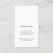 Beruflich Elegant Texture Blue Consultant Visitenkarte (Rückseite)