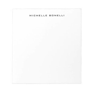 Beruflich elegant und modern minimalistisch notizblock