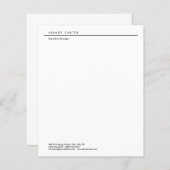 Beruflich-elegant-weiß schlicht-minimalistisch mod (Vorne/Hinten)