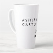 Beruflich-elegant-weiß schlicht-minimalistisch mod milchtasse (Linke Ecke)