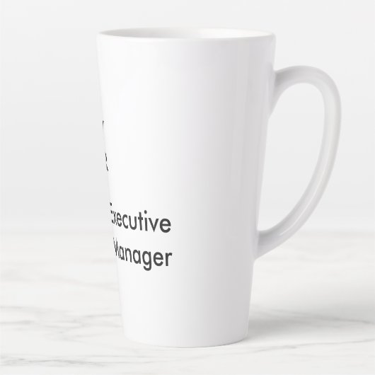 Beruflich-elegant-weiß schlicht-minimalistisch mod milchtasse (Rechts)