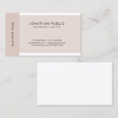 Beruflich Elegante Farben Einfach Modernes, Schlic Visitenkarte (Vorne/Hinten)