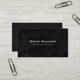Beruflich Elegante moderne Black Business Card Visitenkarte