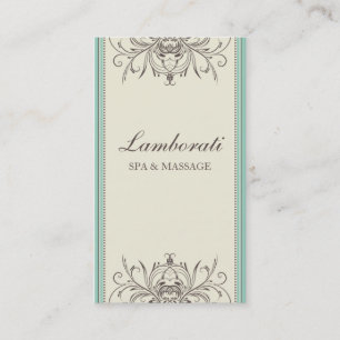 Beruflich Elegante Moderne Blume Visitenkarte