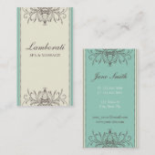 Beruflich Elegante Moderne Blume Visitenkarte (Vorne/Hinten)