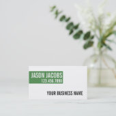 Beruflich Elegante moderne, einfache Visitenkarte (Stehend Vorderseite)