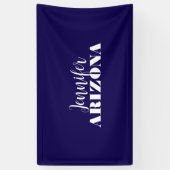 Beruflich elegante moderne minimalistisch dunkelbl banner (Vertikal)