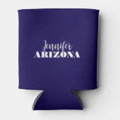 Beruflich elegante moderne minimalistisch dunkelbl dosenkühler (Vorderseite)