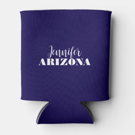 Beruflich elegante moderne minimalistisch dunkelbl dosenkühler (Vorderseite)