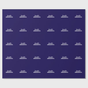 Beruflich elegante moderne minimalistisch dunkelbl geschenkpapier