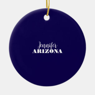 Beruflich elegante moderne minimalistisch dunkelbl keramik ornament