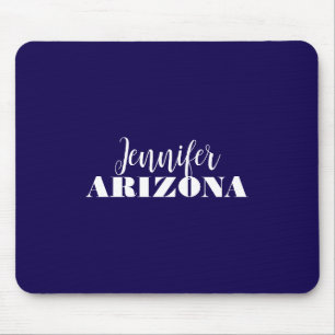 Beruflich elegante moderne minimalistisch dunkelbl mousepad