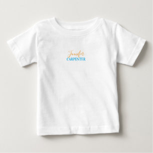 Beruflich elegante moderne minimalistische schlich baby t-shirt