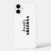 Beruflich elegante moderne minimalistische schlich Case-Mate iPhone hülle (Rückseite)