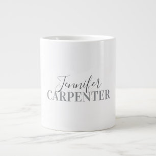 Beruflich elegante moderne minimalistische schlich Jumbo-Tasse