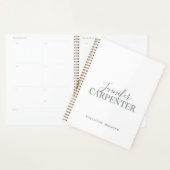 Beruflich elegante moderne minimalistische schlich planer (Anzeige)