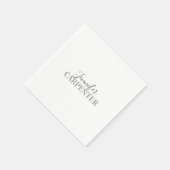 Beruflich elegante moderne minimalistische schlich serviette (Ecke)