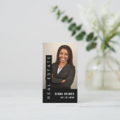 Beruflich Elegante Real Anwesen Realtor Visitenkarte (Stehend Vorderseite)