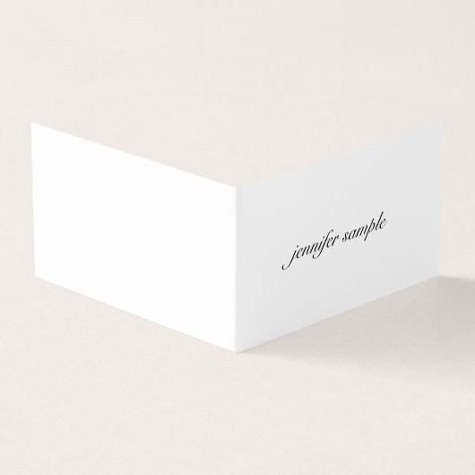 Beruflich Elegante Sauberkeit Moderner Minimalisti Visitenkarten (Vorderseite)