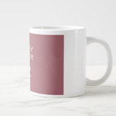 Beruflich elegante schlicht-minimalistisch-modern Jumbo-Tasse (Rechts)