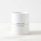Beruflich elegante schlicht-minimalistisch-modern kaffeetasse (Mittel)