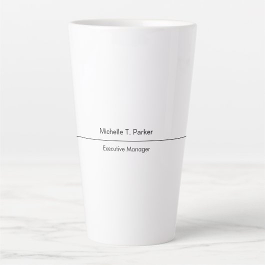 Beruflich elegante schlicht-minimalistisch-modern milchtasse (Vorderseite)