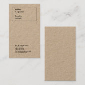 Beruflich elegante schlicht-minimalistisch-modern visitenkarte (Vorne/Hinten)