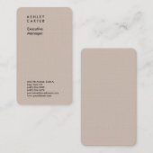 Beruflich elegante schlicht-minimalistisch-modern visitenkarte (Vorne/Hinten)