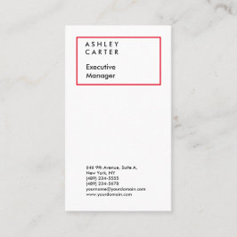 Beruflich elegante schlicht-minimalistisch-modern visitenkarte