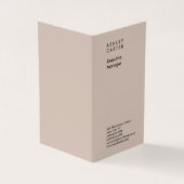Beruflich elegante schlicht-minimalistisch-modern visitenkarten (Vorderseite)